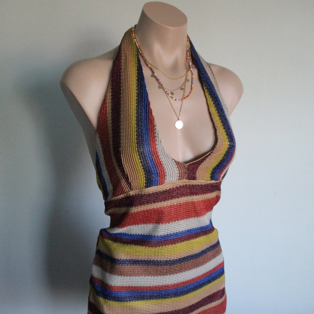 🌞🐚Summer Collection//Crochet Halter mini dress - Picture 3 of 7